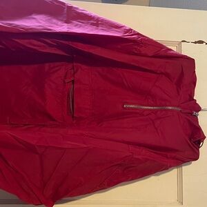 Red Windbreaker Jacket